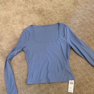 Abercrombie & Fitch Light Blue Long Sleeve Top